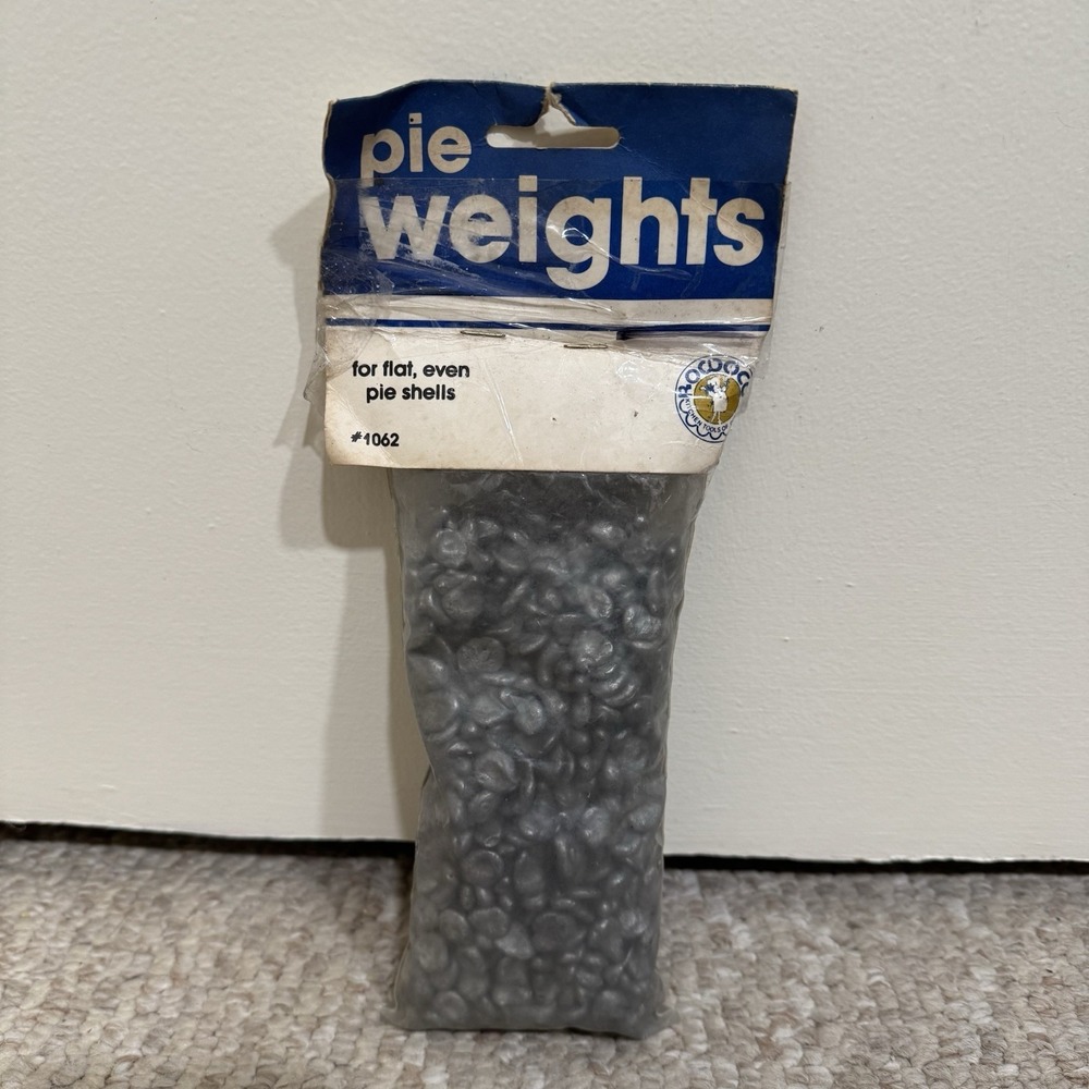 Vintage Rowoco Pie Weights #1062 1 lb for Flat Even Pie Shells Made In USA - New